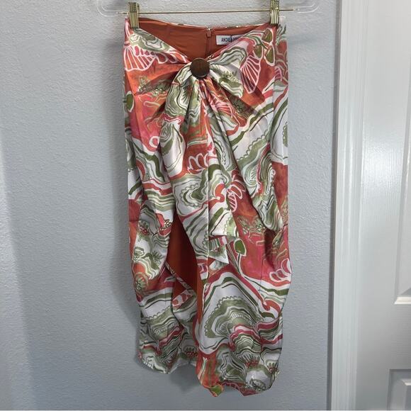 Andrea Iyamah Behati Skirt Mushroom Print - Picture 2 of 15